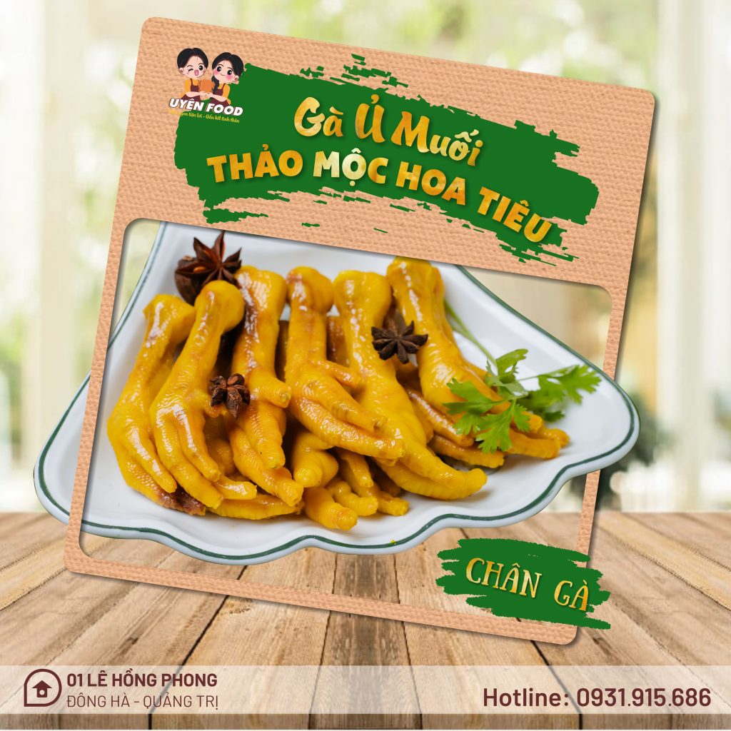 Chân gà ủ muối