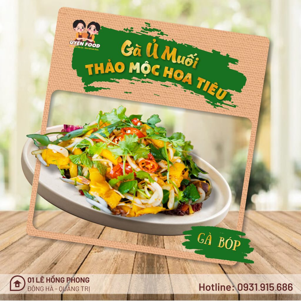 Gà ủ muối bóp