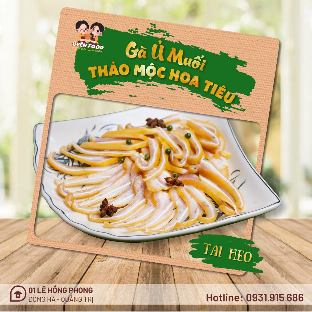 Tai heo ủ muối