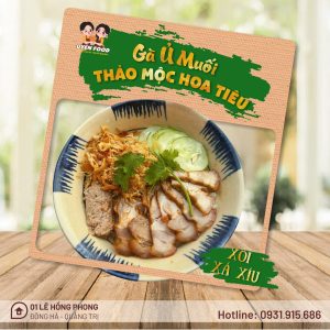 Xôi xá xíu Uyên food